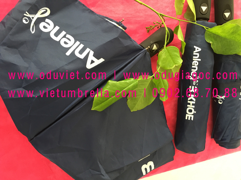 xưởng sản xuất ô dù cầm tay in logo quảng cáo